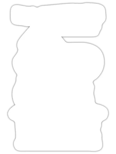 BMX - Sticker - white matte - Front