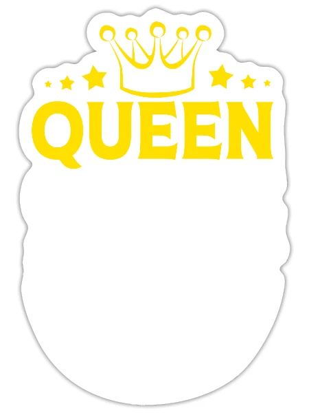 Rockabilly Music Queen Of The Sock Hop For Women - Sticker - white matte - Front
