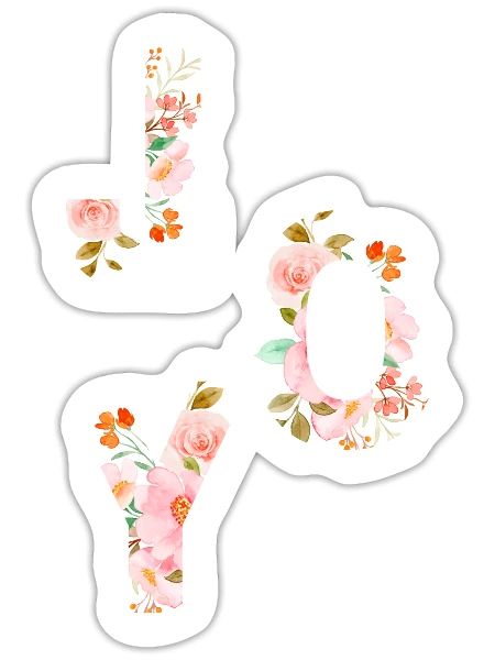 Joy - Motivation - Sticker - white matte - Front