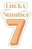 Buy lucky number 7 Stickers online | Spreadshirt