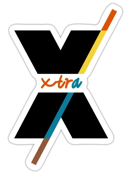 xtra_design avec un look moderne - Sticker - blanc mat - Devant