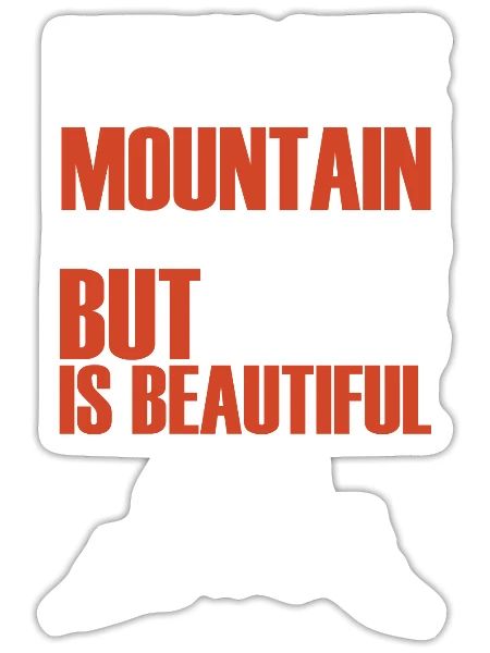 Mountains Alps Hiking Nature - Sticker - white matte - Front