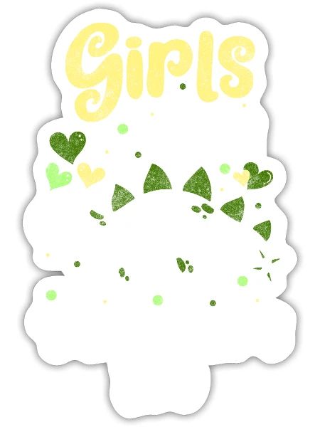 Dino Tyrannosaurus Stegosaurus Dinosaurs - Sticker - white matte - Front