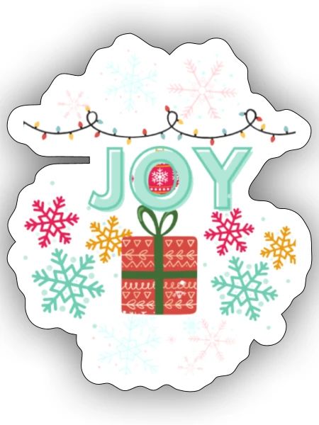 Joy - Sticker - white matte - Front