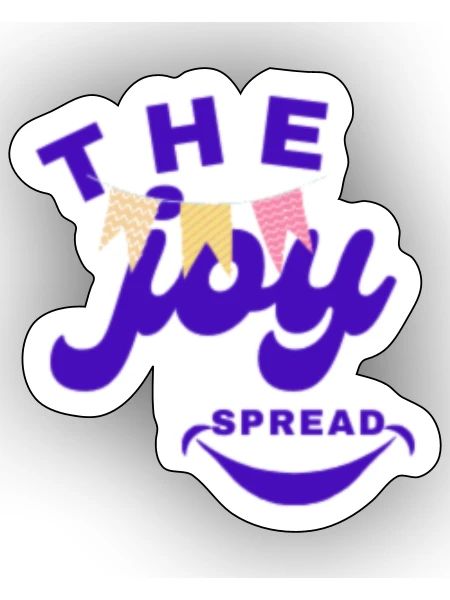 Spread Joy - Sticker - white matte - Front