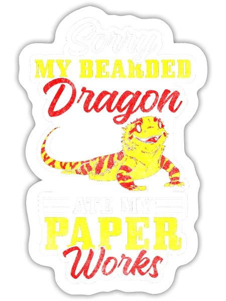 Reptile Reptiles Lizard - Sticker - white matte - Front