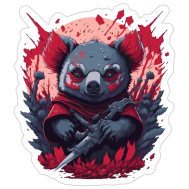 Scary Koala Cartoon