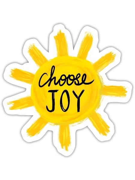 Sunshine Joy - Sticker - white matte - Front