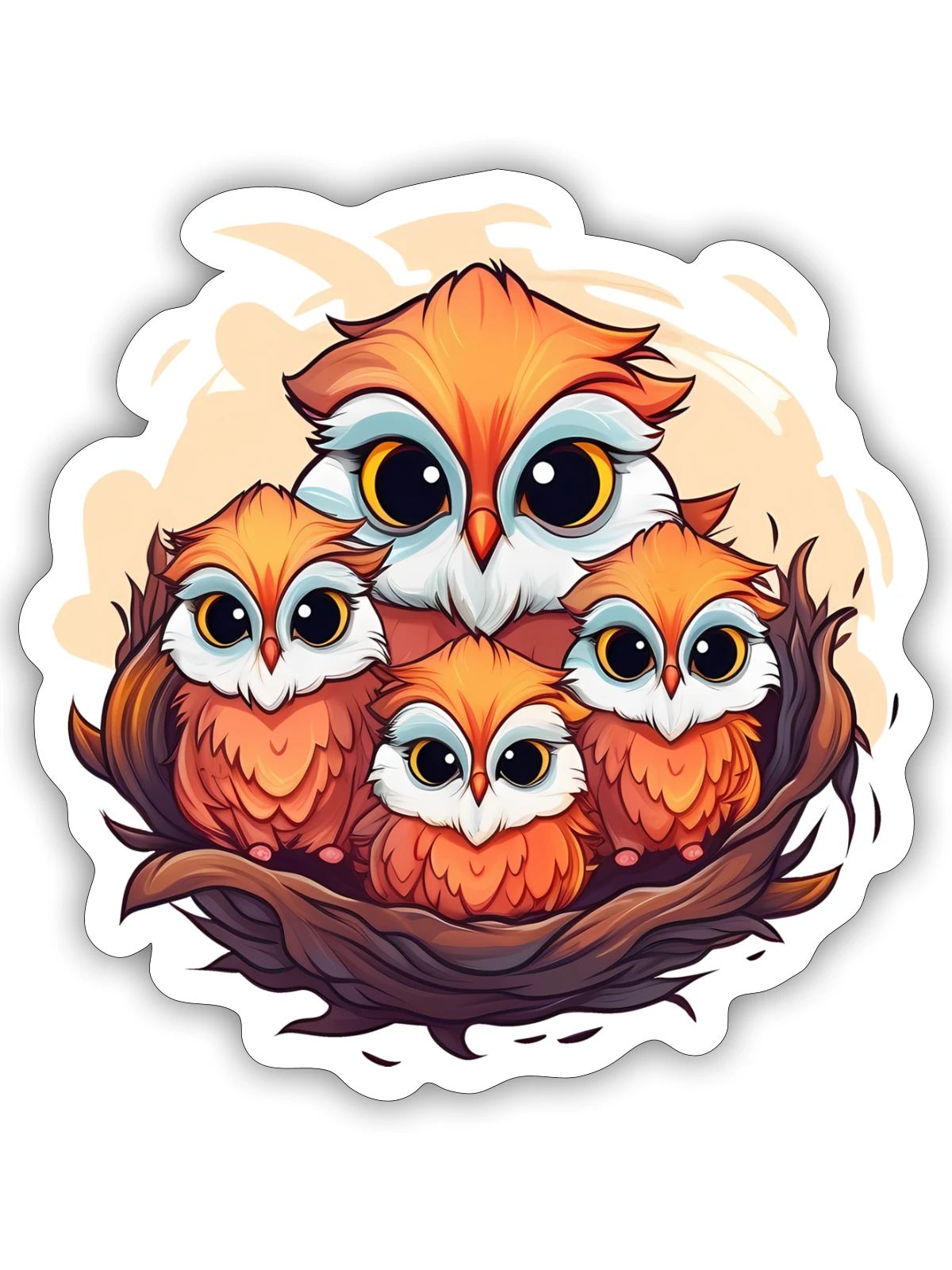 Guardians of the Night - Sticker - white matte - Front