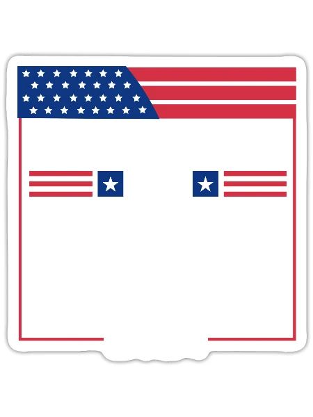 Toddlers For Harris Walz 2024 - Sticker - white matte - Front