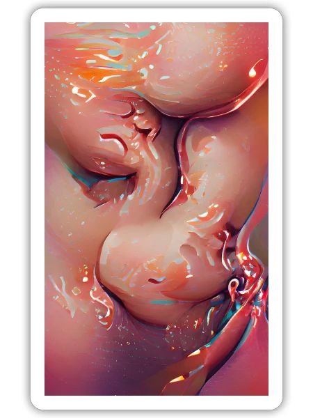 Poignant JOI - Sticker - white matte - Front