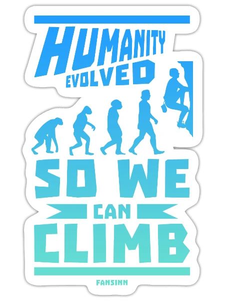 Climbing mountain Alps Nature Climbing Sports Gift - Sticker - white matte - Front