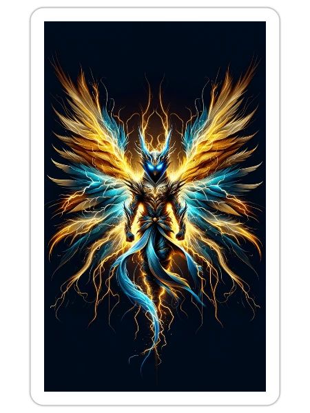 Prismatic Guardian Warrior of Light - Sticker - white matte - Front