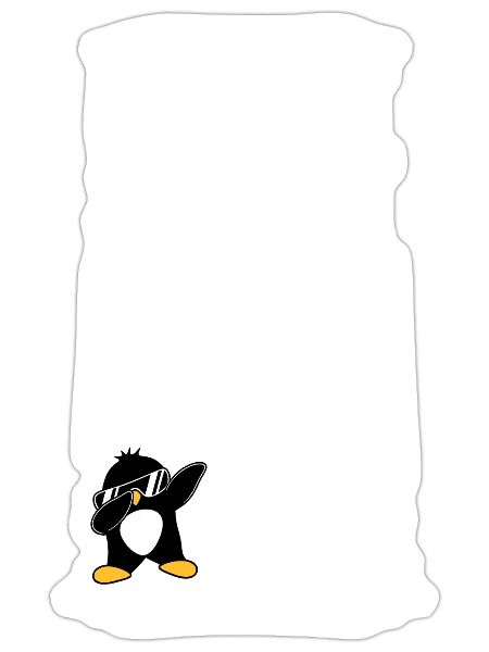I'm Not Short I'm Penguin Size Dabbing Dab Dance - Sticker - white matte - Front