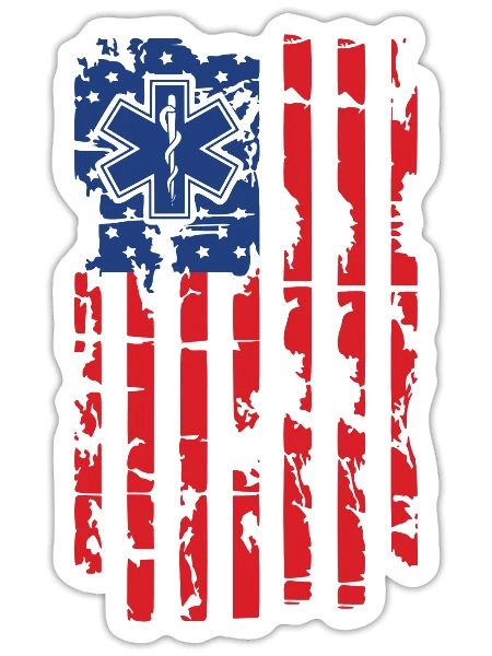 Emergency Medical Services - Sticker - white matte - Front