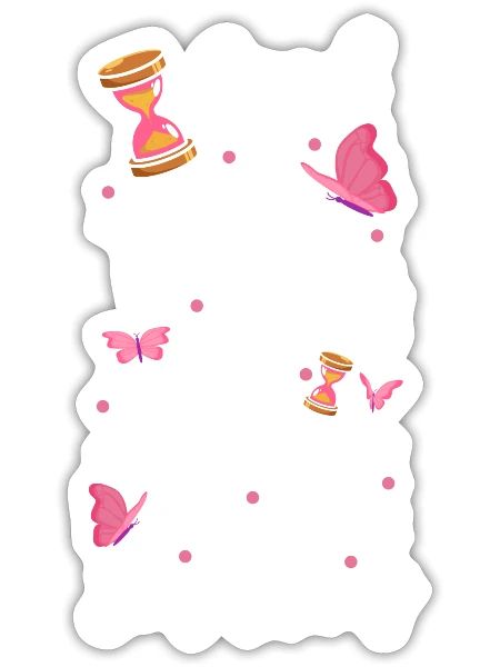 Temps moderne - Sticker - blanc mat - Devant