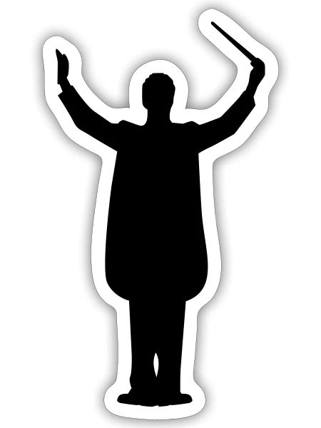 Conductor - Sticker - white matte - Front