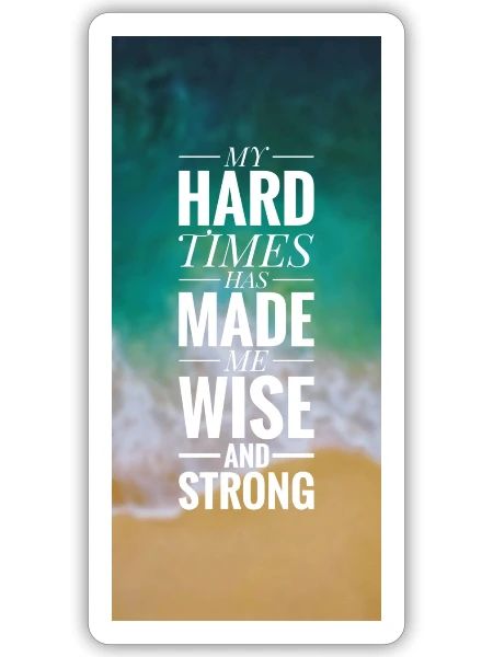 Motivation Quote - Sticker - white matte - Front