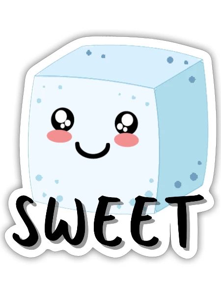 Sweet as Sugar - Sticker - white matte - Front