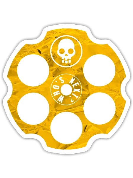 the revolver magazine - Sticker - white matte - Front