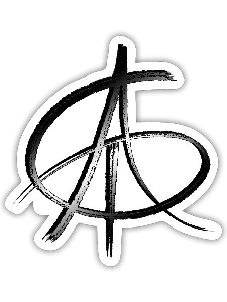 G. Adell Signature - Sticker - white matte - Front