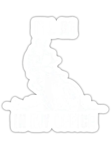 Dirt Bike Motocross - Sticker - blanc mat - Devant