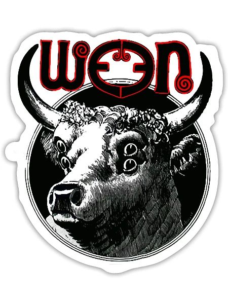 ween ox - Sticker - white matte - Front