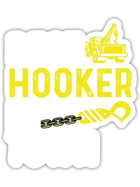 Best Hooker In Town - Sticker - white matte - Front