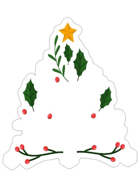 Joy to the world - Sticker - white matte - Front
