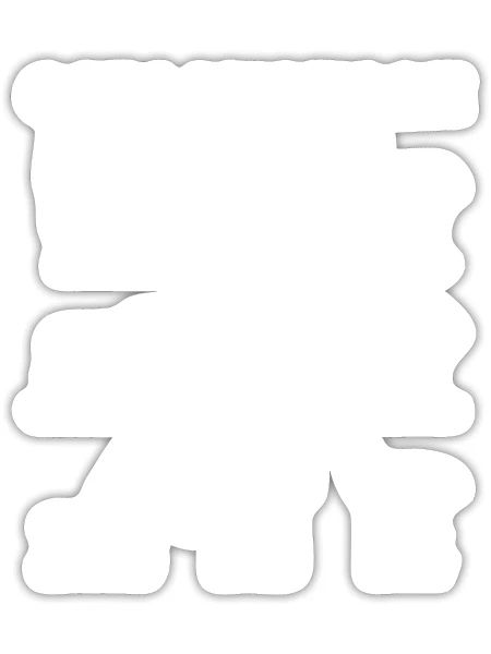 Cat Tail Language - Sticker - white matte - Front