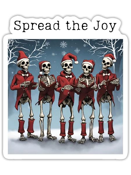 Spread the Joy - Sticker - white matte - Front