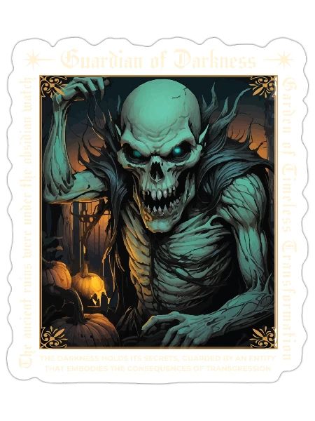 Guardian of Darkness - Sticker - white matte - Front