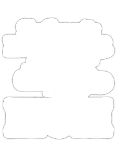 BMX - Sticker - white matte - Front