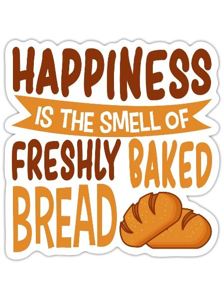 Baker - Sticker - white matte - Front