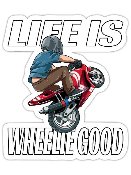 Motorcycle biker saying for a Motorcyclist - Sticker - white matte - Front