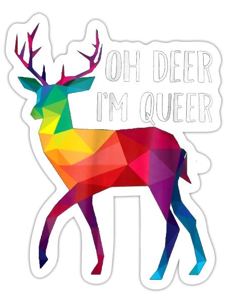 LGBT Queer - Sticker - white matte - Front