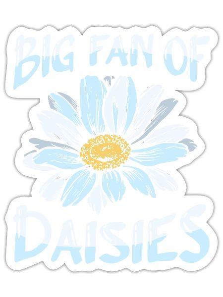 Daisy Garden Gardening Gardener - Sticker - white matte - Front