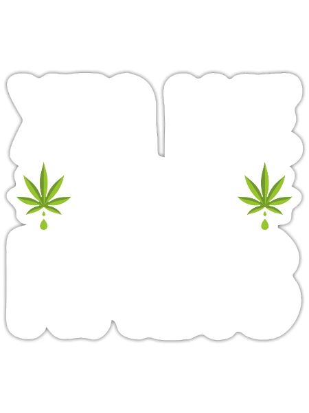 Cannabis Weed, Cannabis Yes We Cannabis - Sticker - white matte - Front