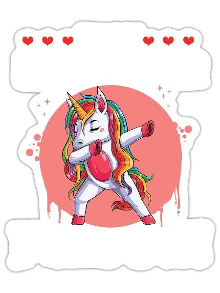 Its My Bachelor Party Unicorn for Bachelor Party - Sticker - white matte - Front