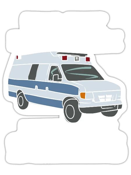 EMT/PARAMEDIC: If You Have Sirens - Sticker - white matte - Front