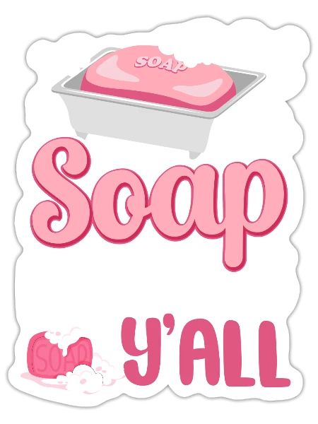Soap Making Crafting Soap Making - Sticker - white matte - Front