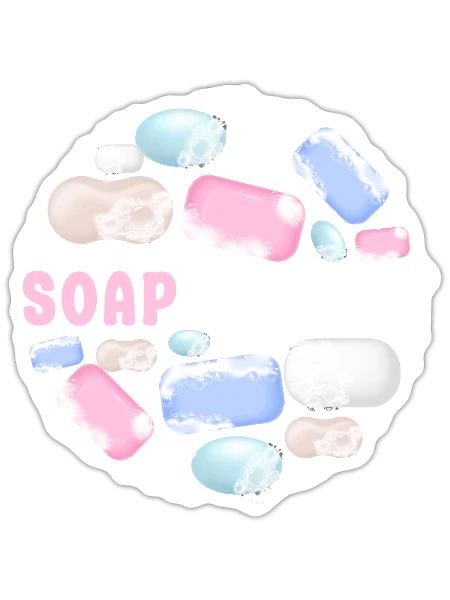 Soap Making Crafting Soapologist - Sticker - white matte - Front