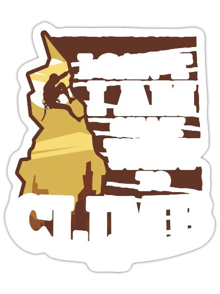 Climbing mountain Alps Nature Climbing Sports Gift - Sticker - white matte - Front