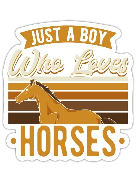 Horse Lover Horseback Riding Equestrian - Sticker - white matte - Front