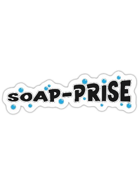 Soap Making Crafting Pun - Sticker - white matte - Front