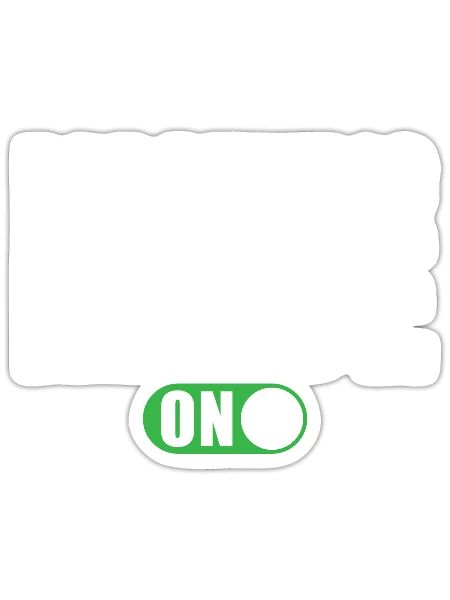 Paramedic Mode on - Sticker - white matte - Front