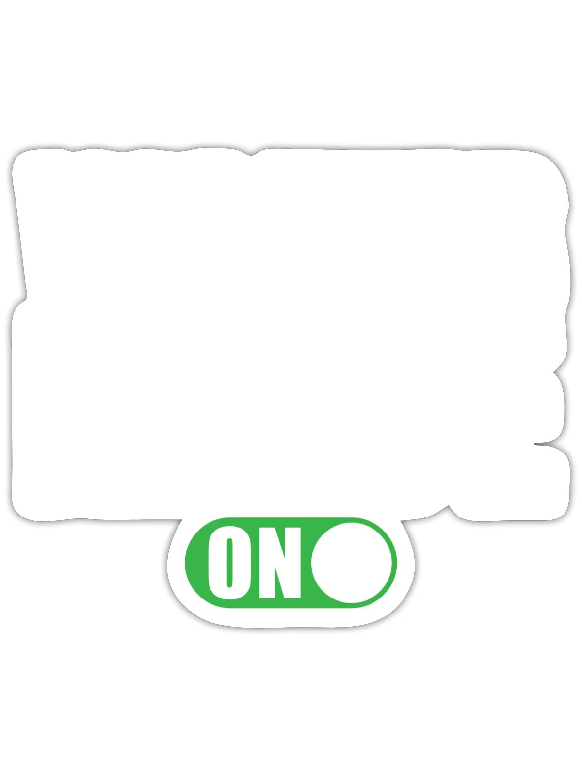 Waiter Mode on - Sticker - white matte - Front