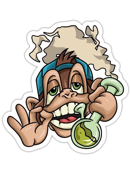 Cannabis - Sticker - white matte - Front