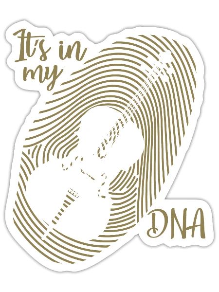 Cello cello player Classical music - Sticker - white matte - Front