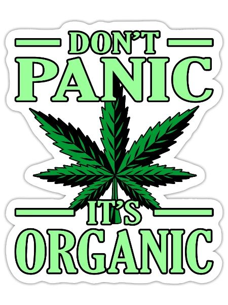 Cannabis - Sticker - white matte - Front